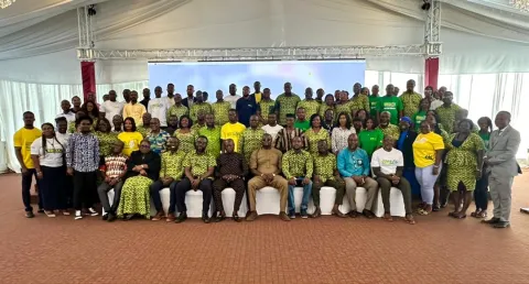 A photograph with Board of Directors and Executive Management at 2025 Sika Plan Retreat.